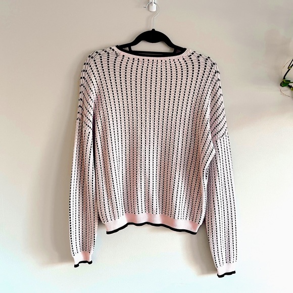 Bershka Check Print Sweater - Picture 2 of 2